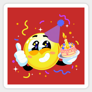 Funny Birthday Emoji Sticker